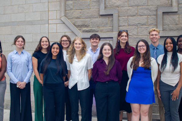 The 2025-2026 SIP cohort stands outside of the Gatton Student Center.