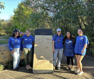 All Kentucky Children's Garden staff at the Arbor Day event, hosting over 1,000 visitors