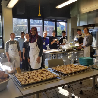 Students pose at CKUK Farm to Fork