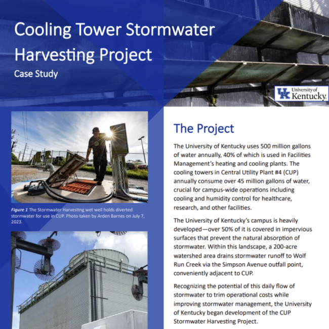 Cooling Tower Stormwater Harvesting Project screenshot